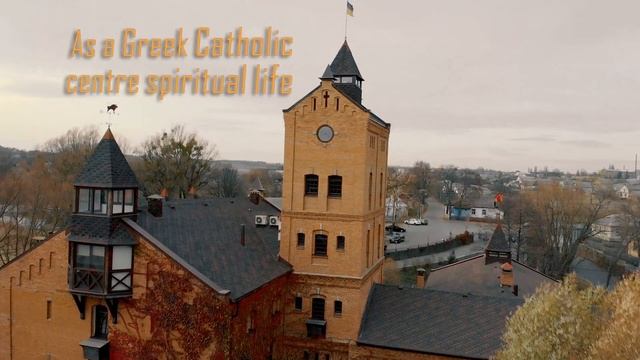 Radomysl castle-paper mall. Captured on DJI Mavic Air with ND-4 filter color graded and 3d titles