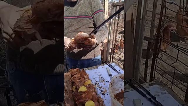 Шашлык в тандыре.