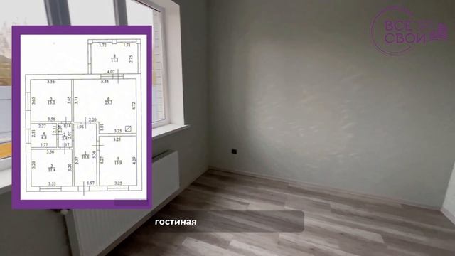 Дом мечты с ремонтом, газом на ИЖС в 30 минутах от Краснодара. Подходит под все виды льготных ипоте