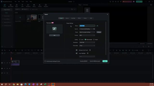 How to Export a Transparent Background Logo With Effects in Filmora 13