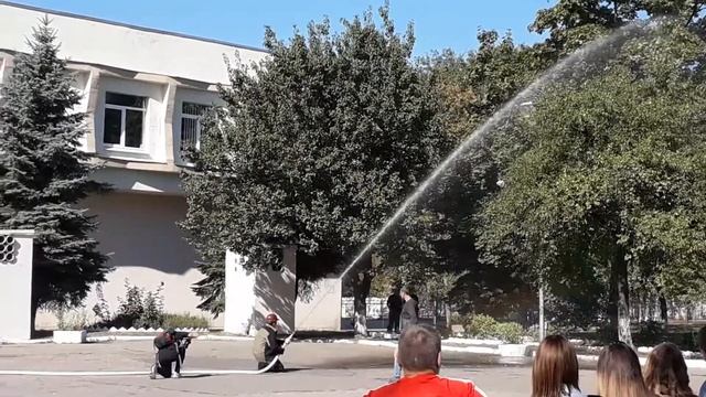 Противопожарные учения в ХГУПТ, 20.09.2018г.