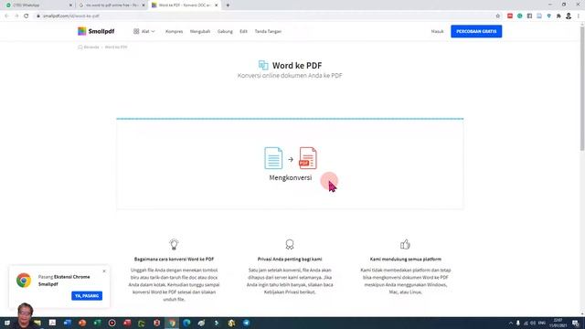 Merubah File MS Word Ke PDF Online