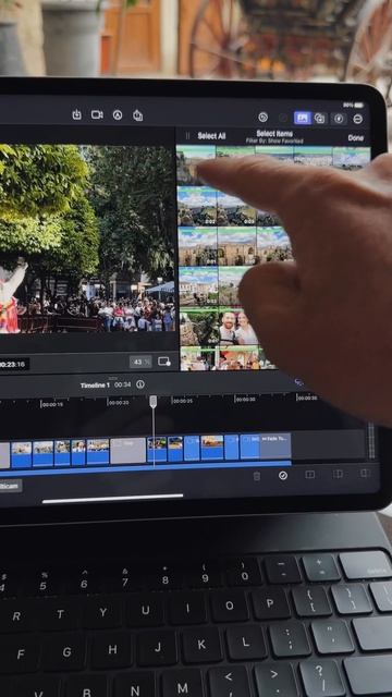 Favorites in Final Cut for iPad