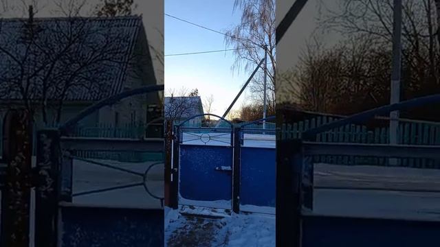 Рассвет🌞луна🌖синички-кормушка работает👍