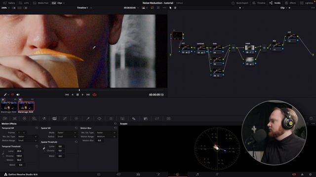 Usuń szum z ujęcia w Davinci Resolve Studio? | Noise Reduction kompletny poradnik