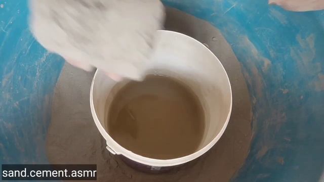 Asmr Super Soft Cement Dusty+Water Crumbling, Dust Play, Paste Play