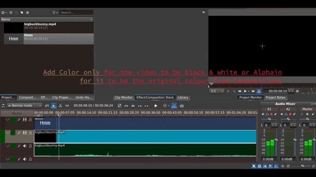 Kdenlive Tutorial | Text Mask Edit #2