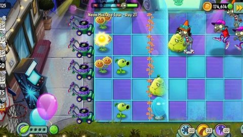 PvZ2 Neon Mixtape Tour Day 21 Replaying Plants Vs Zombies 2