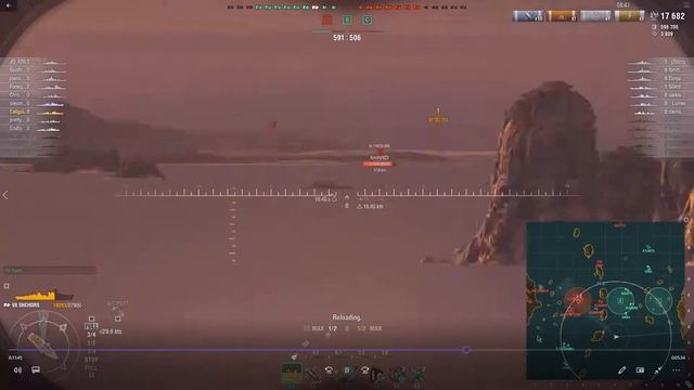 WORLD OF WARSHIPS - Shchors (85K damage) - What to do when you're bottom tier