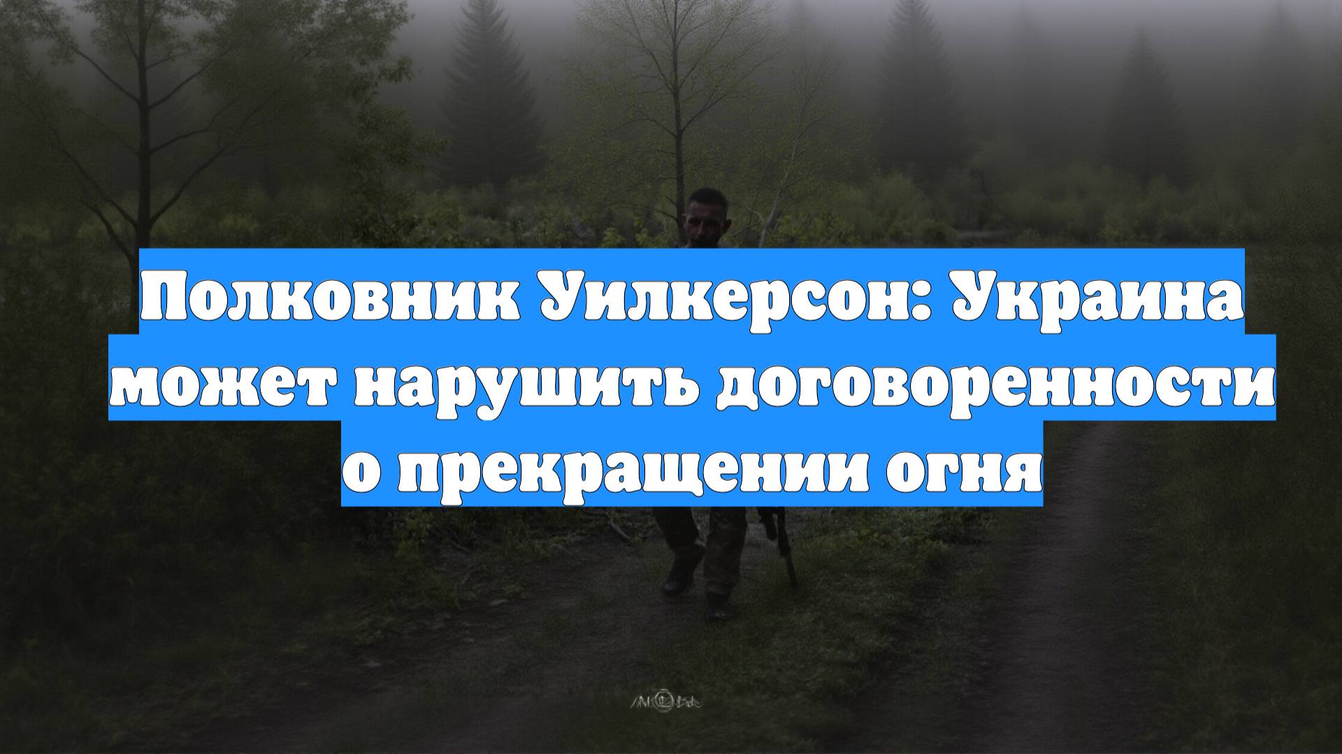 Полковник Уилкерсон: Украина может нарушить договоренности о прекращении огня