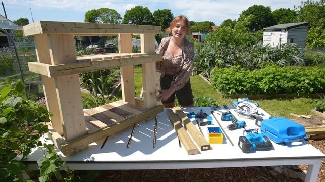 How to make a BBQ side table