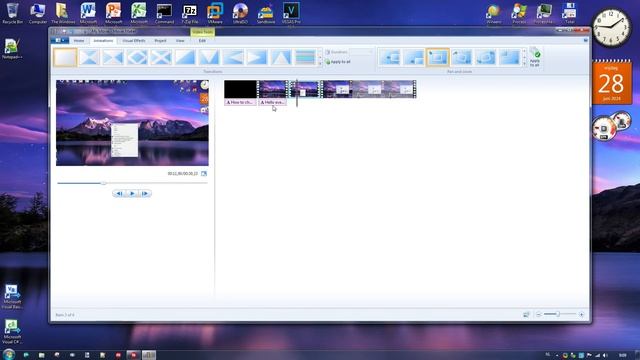 Editing a video using Windows Movie maker 2012 in 2024!