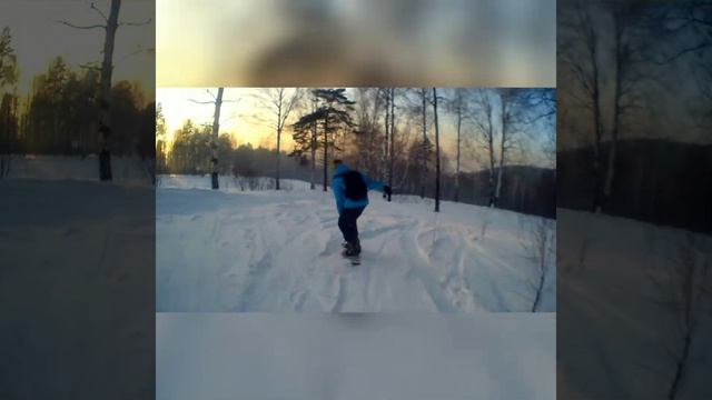 катаем на горнолыжке-//-нкз горнолыжный комплекс таежный-//-подписываемся ставим лайки!!!