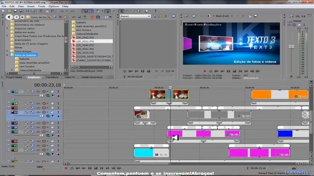 Projeto sony vegas foto 3D,Download e tutorial