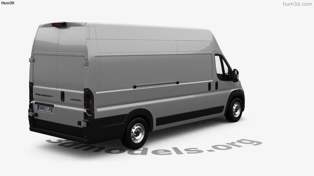 Peugeot e-Boxer Panel Van L4H3 2024 3D model by 3DModels.org