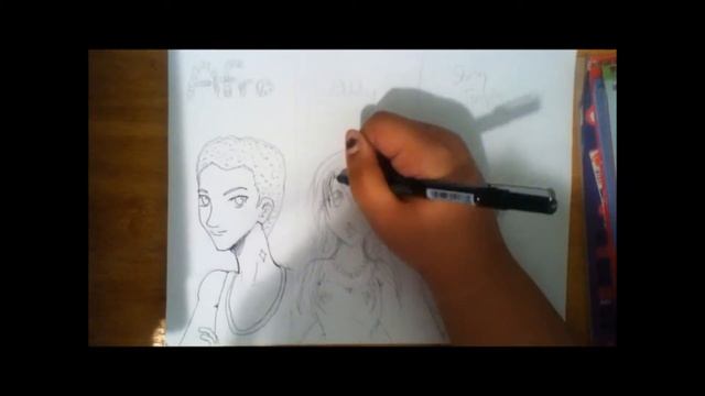TUTORIAL: How To Draw 3 Simple Curly Hair Styles