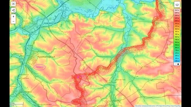 Краматорское направление на 12 марта