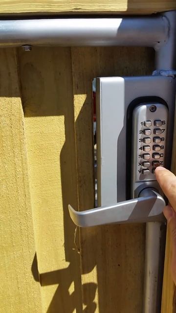 Walnut street keypad gate