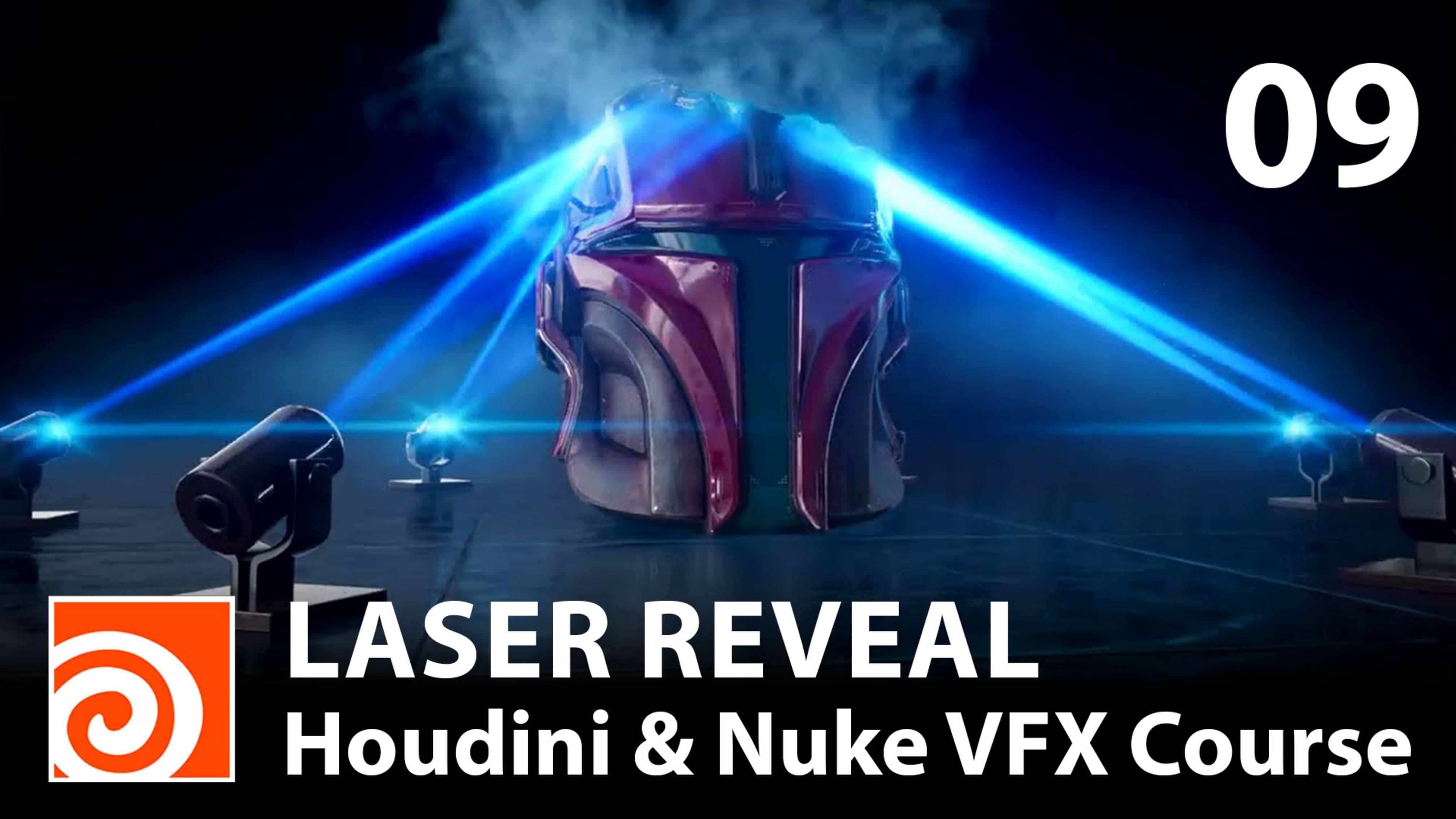 09 Laser Setup and Camera - Laser Reveal - Houdini & Nuke VFX Course