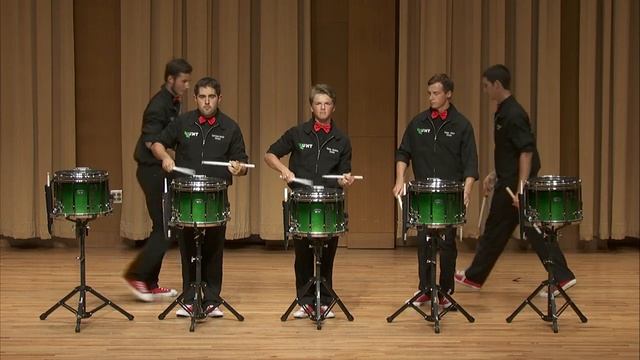 UNT Snare Drum Line: Bryce Gardner - Blue Sparkled Bungalow (2016)