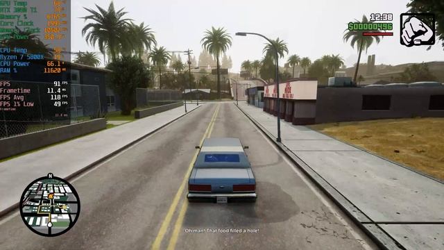 GTA San Andreas Definitive Edition: RTX 3090 Ti + Ryzen 7 5800X | 4K | Ultra Settings