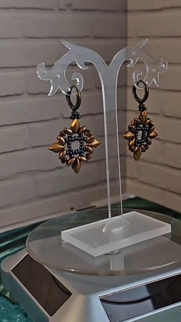 Серьги из бисера. Сережки ручной работы. Украшения из бисера ручной работы. https://t.me/biser100500