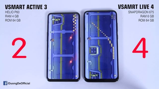Speedtest Vsmart Live 4 vs Vsmart Active 3 - Chênh lệch ở đây chứ đâu?
