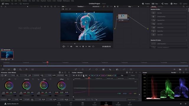How to blur a face or object in motion in Davinci Resolve for Free - Beginner Tutorial.