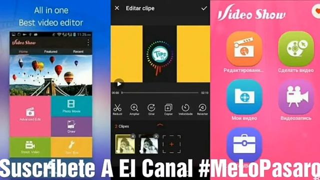 Edita Videos Con Calidad HD Vídeo Show Premium Apk Editor De Vídeos Gratis 100% Recomendable