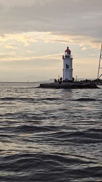 Токаревский маяк на закате