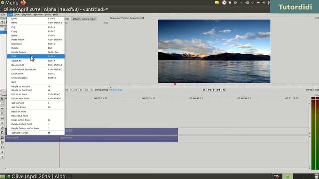 Split / Trim Video - Olive Video Editor Tutorial #4