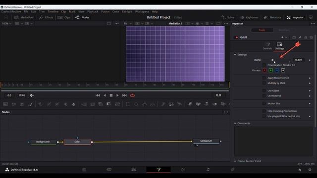 How to Add Animated Grid Background in DaVinci Resolve