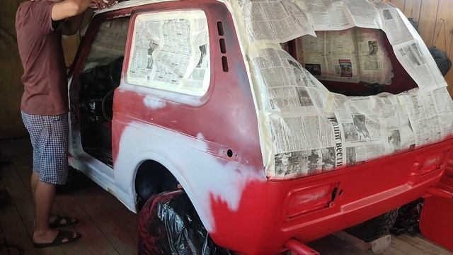 Покраска авто баллончиком!