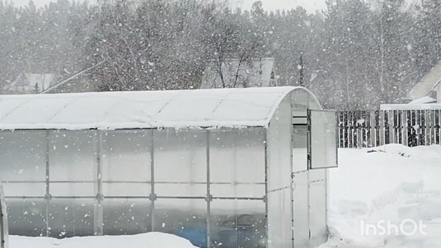 Снегопад. 12 марта. Восточная Сибирь