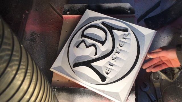 CNC gefrästes 3DM ABONNIEREN Schild aus Gipskarton Faserplatten
