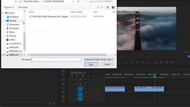 Free Glitch Transitions For Premiere Pro