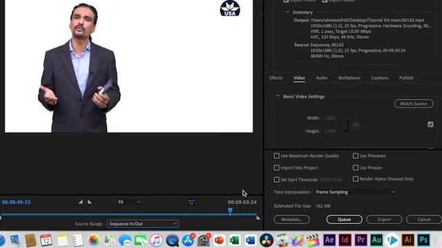 LEC-12 | EXPORT AND RENDERING FILE IN PREMIERE PRO | Ahmed Afridi