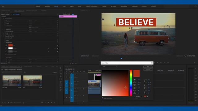 How To Add Text Background Premiere Pro 2022 (Quick)