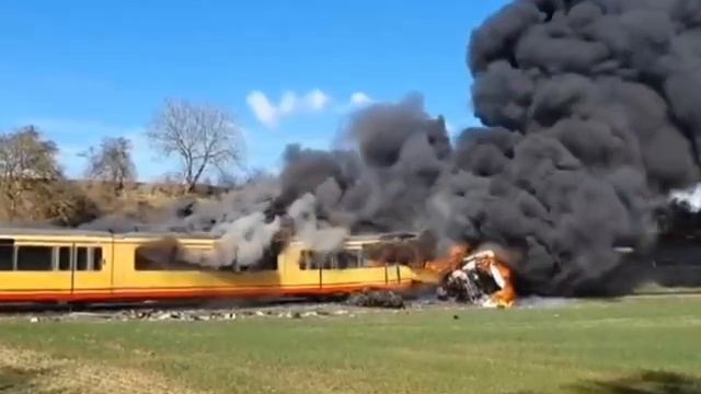 12-03-2025 В Германии в результате столкновения трамвая и автоцистерны погибли трое человек