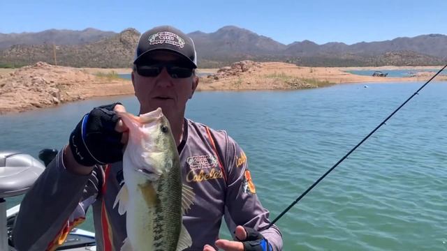 Crank baits in the wind Bartlett lake 4/27/21