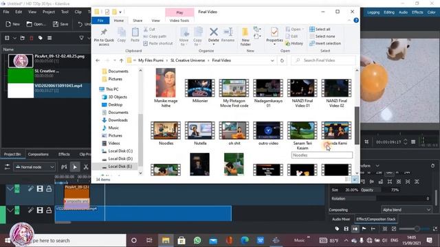 Free Best Video Editing Software - Sinhala Kdenlive No Watermark for PC | Tutorial 02