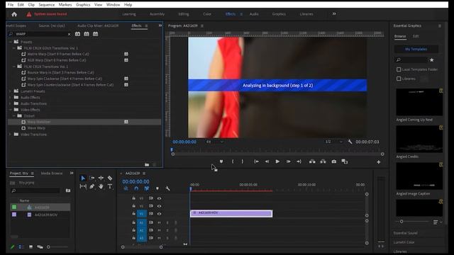 How To Stabilize A Video | Premiere Pro 2019