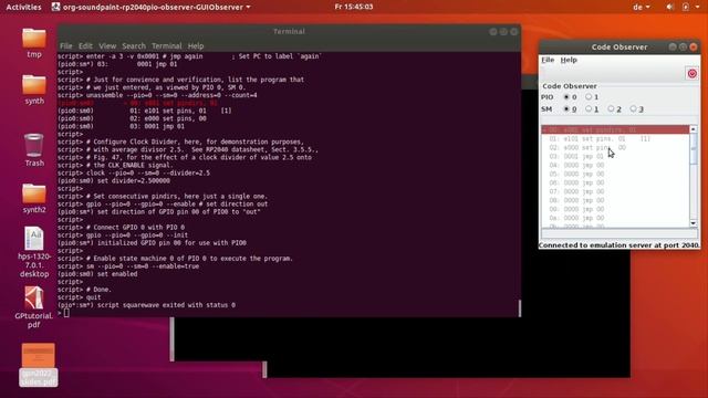 Jürgen Reuter: RP2040 PIO Emulator as DevTool