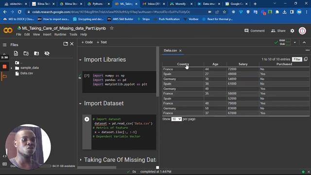 Machine Learning:  Fixing Missing Data Part 1