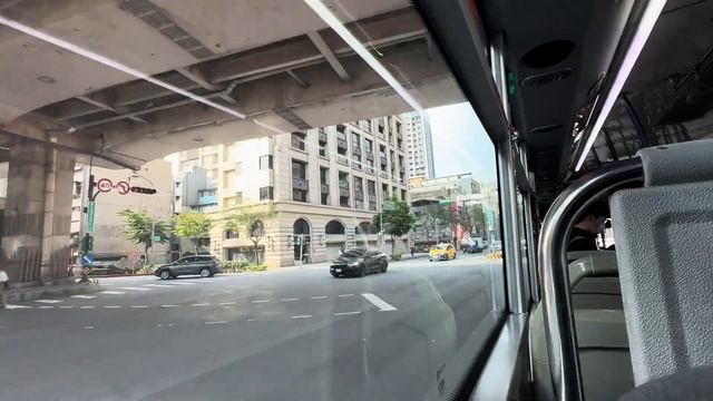 首都客運 204 行車窗景【580-U5】[捷運國父紀念館站（光復）➠臺北市區監理所（光復）]成運汽車-DAEWOO 大宇五期 BS120CN#taiwan #travel #bus  #taipe