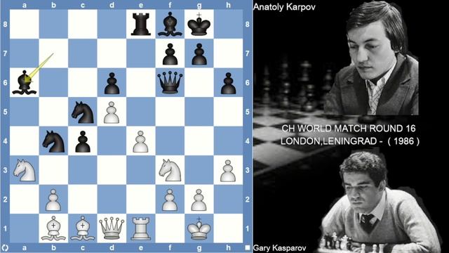 CLASSIC CHESS GAME EPI. 03 | KASPAROV vs KARPOV | WORLD MATCH LONDON LENINGRAD - 1986 #chess