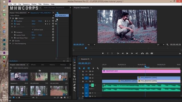 Tutorial Jitter effect Adobe Premiere Pro CC 2015, Bahasa Indonesia