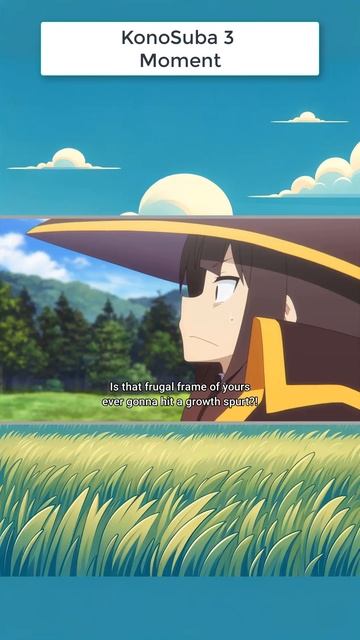 loli megumin destroys kazuma #konosuba #anime #funny #funnyshorts #fyp