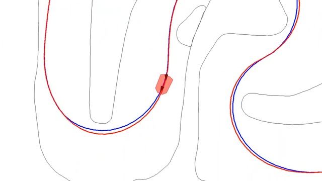 Карт в Академии,  измерение SlipAngle