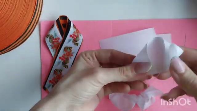 Красивая брошь к 9 мая мк